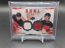 2015 Upper Deck Team Canada Junior Jersey Gauthier & Patan Team Canada 