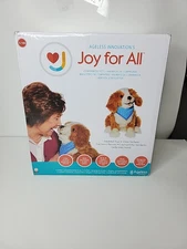 Joy for All - Freckled Pup - Brown and White Soft-Touch Coat - Realistic Pup