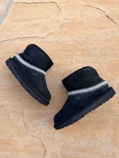 UGG Kids Tasman Ii Slipper  Black  1019066K-BLK  Authentic Size 12