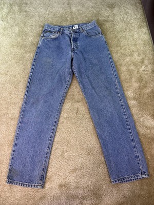 Calvin Klein Vintage 90s Straight Leg MOM Jeans SIZE 9 USA Stone Union Made C361