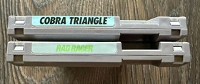 Nintendo NES Racing Lot of 2! Cobra Triangle & Rad Racer CARTS ONLY Combine Ship