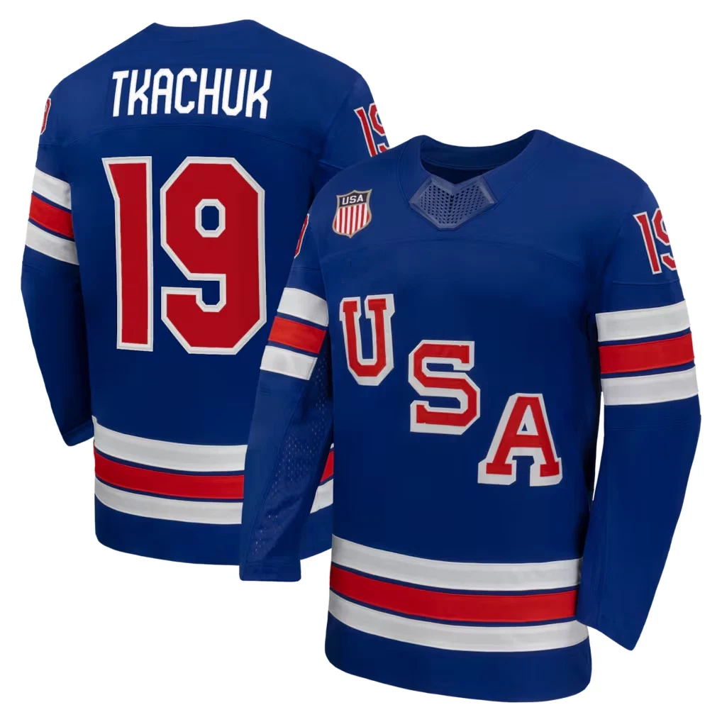 Men's Royal 2026 Home Sewn Hockey Jersey