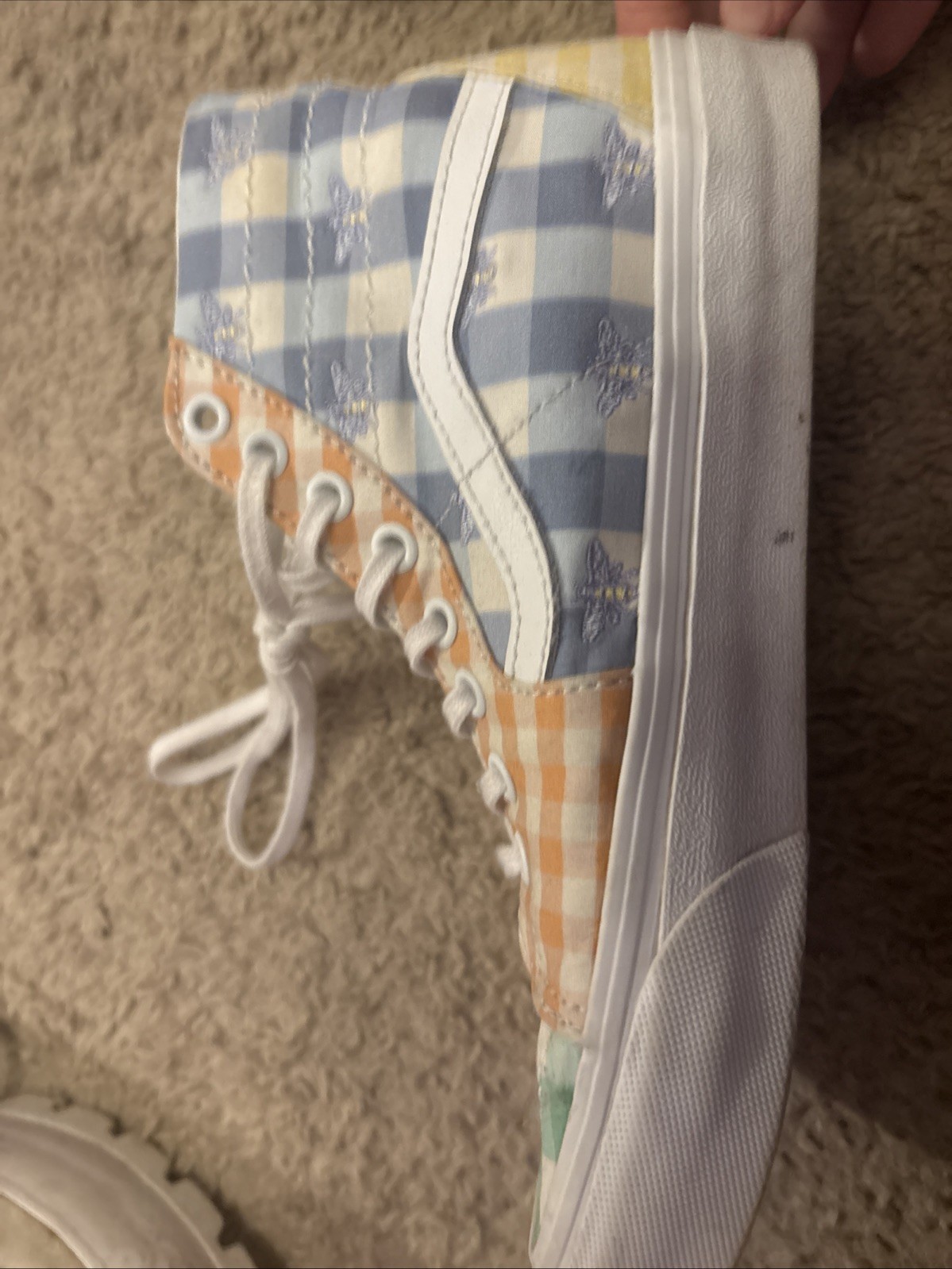 Cute multicolor patch-worked Vans women’s size  7 - image 5