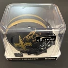 Drew Brees Auto Signed Super Bowl MVP New Orleans Saints Mini Helmet COA