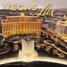 Carousel Calendars,  Vegas Lux 2026 Wall Calendar, 12'' X 12'', 16-Month Calenda