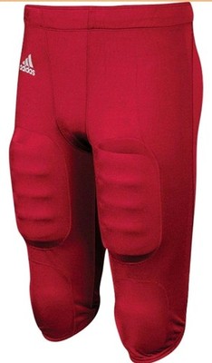 Adidas Climalite Football Pants Integrated Pads Power Red Men's