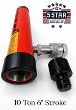 10 Ton 6 Inch Stroke Hydraulic Ram Auto Body Frame Machine Pulling Posts
