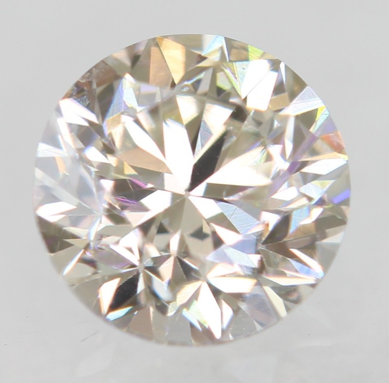 0.40 Carat I VVS2 Round Brilliant Natural Enhanced MINED Diamond 4.52mm W VIDEO