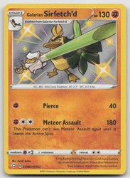 Galarian Sirfetch'd SV064/SV122 Shining Fates Shiny Vault Holo Rare