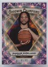 2025 Upper Deck Goodwin Champions Purple Diamond 3/99 Darius Garland #10 w1s