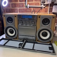 Panasonic CD STEREO SYSTEM SA-PM22 With Speakers Tested & Working