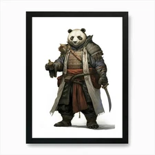 Panda Bear 26 Art Print Framed Wall Art Poster Canvas Print Picture