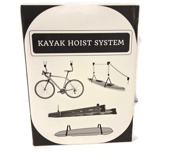 Hoist System For Bike Ladders Garage Storage New