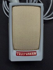 Vintage Telefunken C15 Kondensatormikrofon mit vergoldetem Gitter