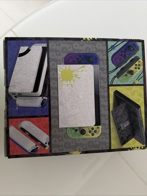 Nintendo Switch (OLED Model) Splatoon 3 Edition Video Game Console Bundle