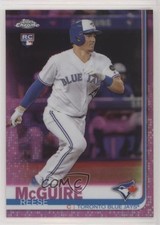 2019 Topps Chrome Pink Refractor Reese McGuire #6 Rookie RC f2v