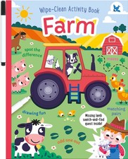 Farm (Wipe-Clean Activity Fun) by Will Putnam | Paperback | 2026