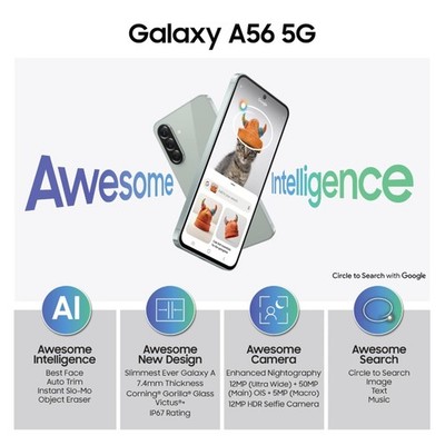Samsung Galaxy A56 5G Awesome Olive 12GB 256GB Global Version