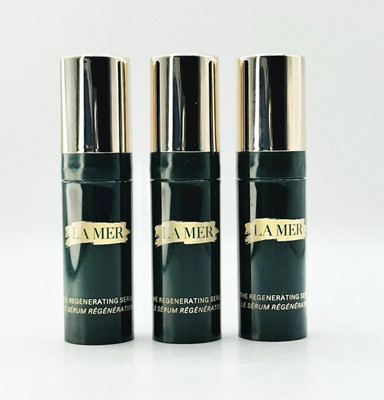 3 LA MER The Regenerating Serum Travel Size .17 oz / 5 mL EACH  NEW WITHOUT BOX