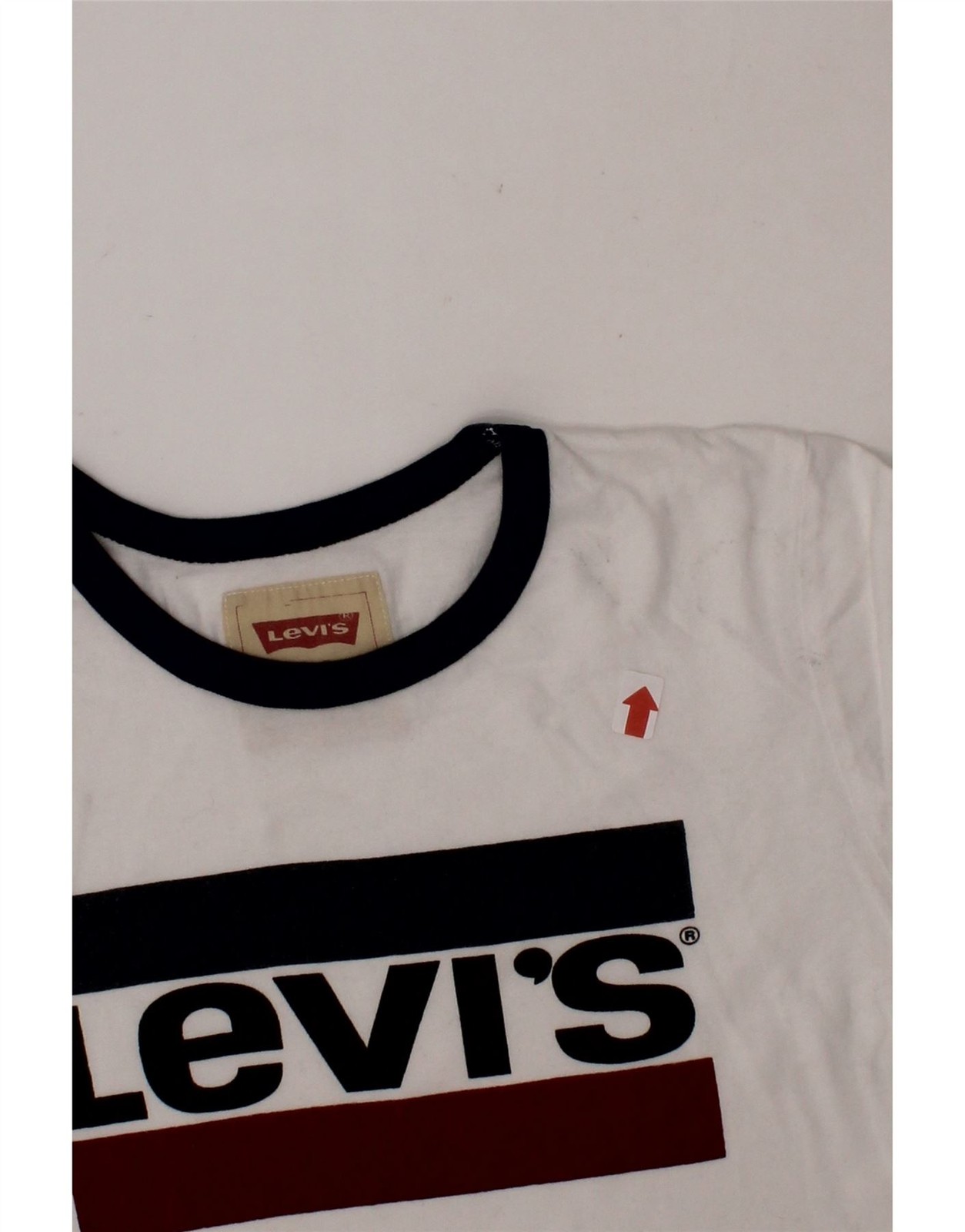 LEVI'S Boys Graphic T-Shirt Top 9-10 Years White UE03 image 4