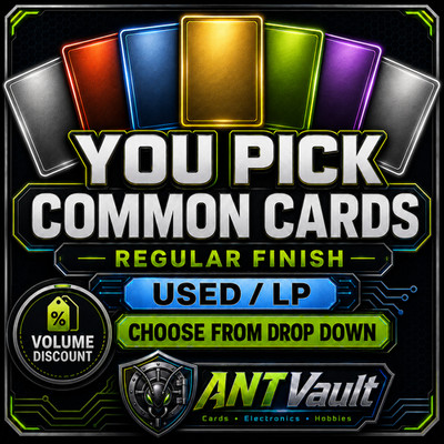Pokemon TCG Common Cards You Pick Regular Finish Used LP Singles ANT Vault