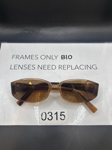 Vera Wang V64 TA Eyeglass Frames 50-16-135 Brown, Oval/Rectangular Shape