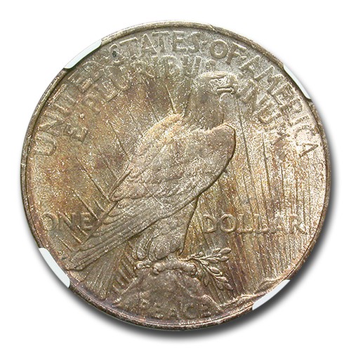 1927-D Peace Dollar MS-64+ NGC CAC - Picture 3 of 3
