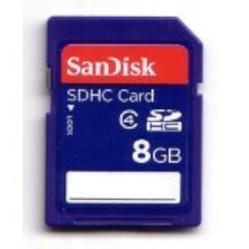 SanDisk 8GB SDHC Class 4 Memory Card – Bulk Packaging – Secure Digital Flash Storage