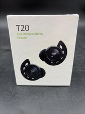 BRAND NEW Letsfit T20 TRUE WIRELESS STEREO EARBUDS Black - SEALED BOX 