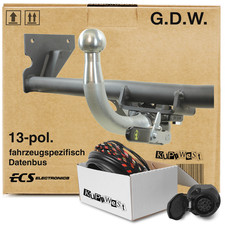 AHK abnehmbar für Hyundai i30 Fastback Typ PDE / PDEN 18- +ESatz 13poliger SET