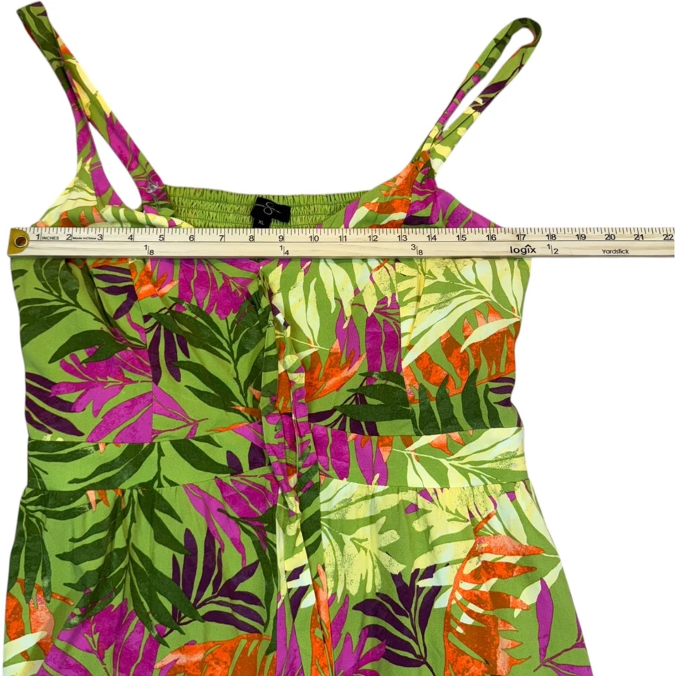 NUEVO Mamelucos Jessica Simpson Para Mujer Talla XL Correa de Espagueti Verano Laiya Foto 4 de 4