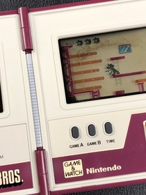 Mario Bros. Game & Watch MW-56 - 1983 Nintendo - Tested Working - Great Cond.