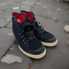 The Hundreds Shoes Size 10.5 Black Mens High Tops Vintage Lace Up F13F210006