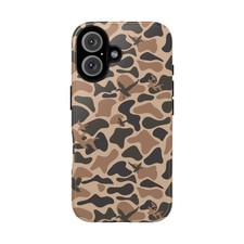 Retro Waterfowl Tough Case For IPhone Best Gift Hunting Season Camo Phone Cover
