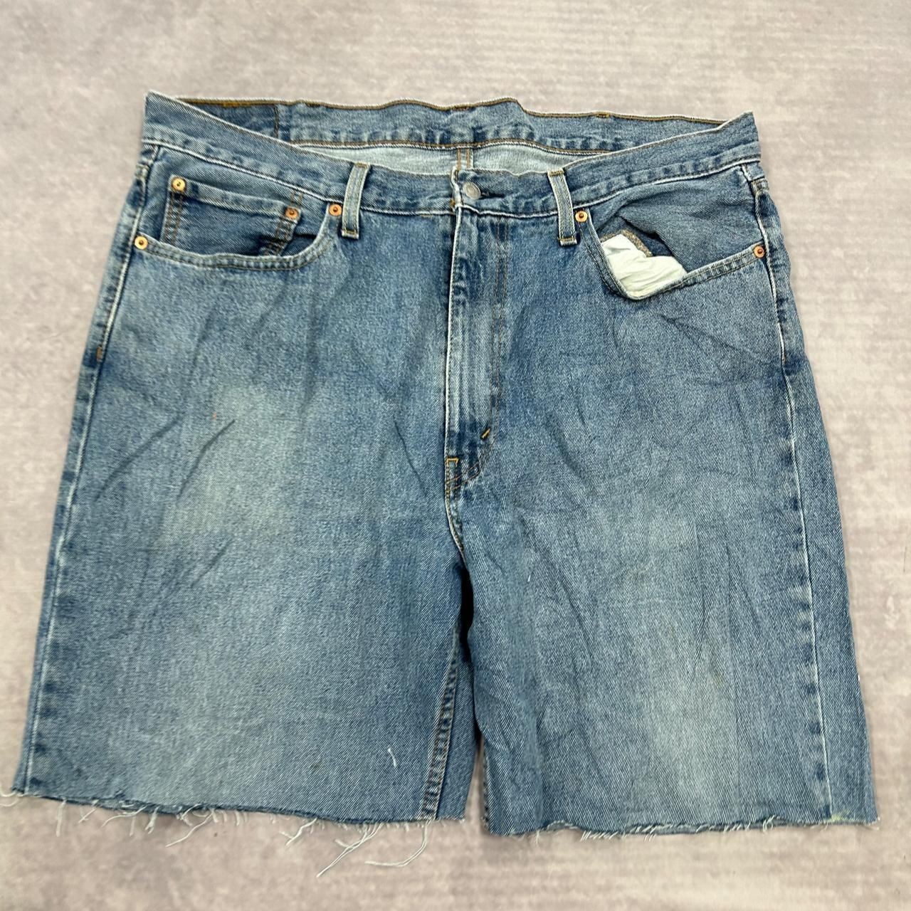 Levi's Shorts Levi 550 Cut Off Denim Shorts Men's 38 thumbnail 2