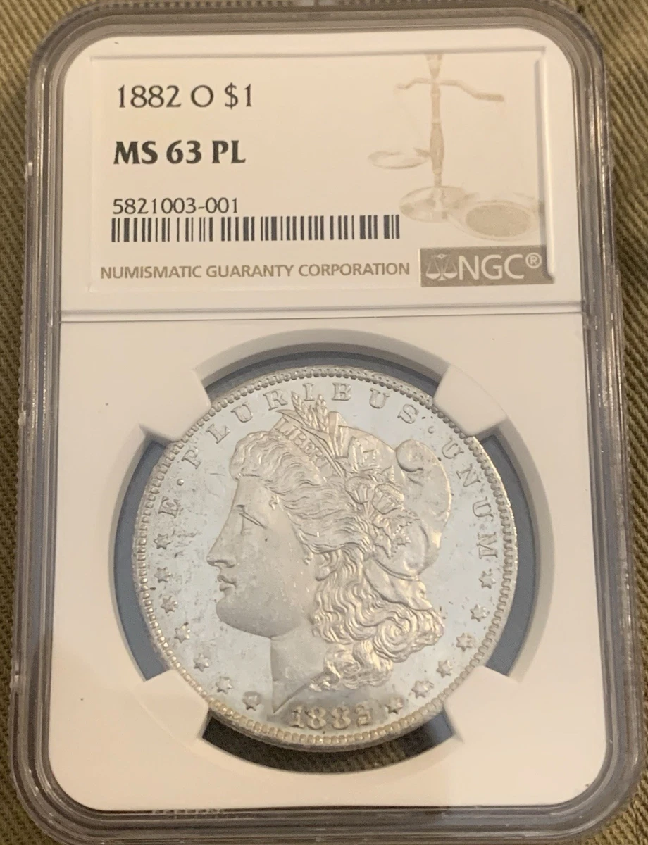 NGC MS63 MORGAN DOLLAR モルガンダラー 1882年 鑑定品 25+ MS 63 Graded 1882 Year Morgan US Dollars (1878-1921) for sale