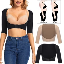 Upper Arm Shapers for Women Compression Sleeves Shapewear Crop Top Slimming Vest