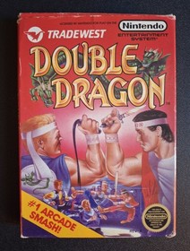 Double Dragon Nintendo NES Tradewest 1988 with box and manual