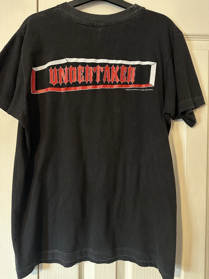 Vintage WWF Undertaker Shirt 1993 WWE - Image 2 of 4