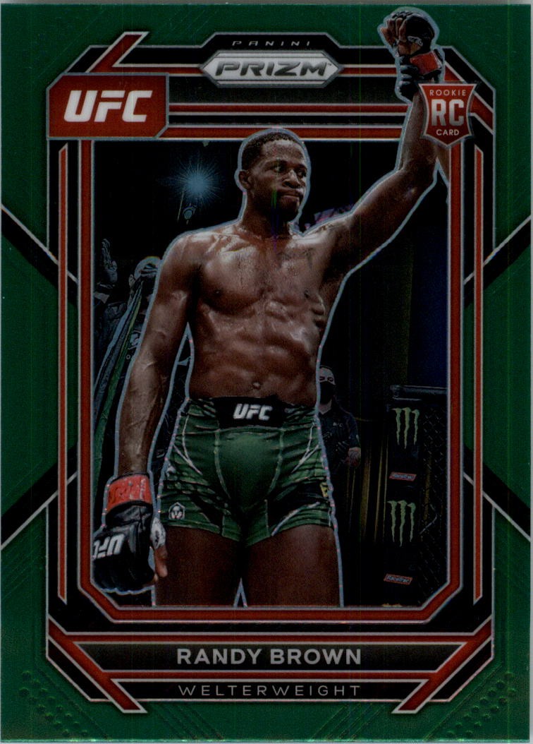 2023 Panini Prizm UFC Prizms Green #106 Randy Brown - UFC