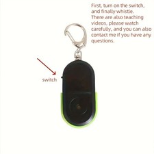 Portable 4Pcs Whistle Voice-Controlled Key Finder for Daily Item Tracking Needs