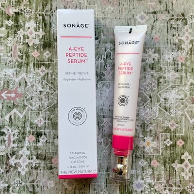 Sonage A Eye Peptide Serum .5 fl oz. rollerball application BRAND NEW IN BOX