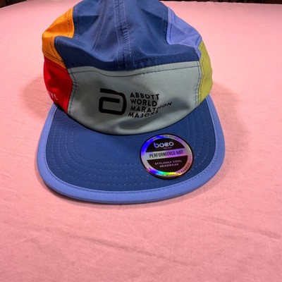 Boco Gear City Of Lakes Half Marathon Strapback Running Cycling Unisex Cap Hat Run Hat Smile - White - BOCO Gear Custom Hats and Athletic Gear main image 4