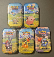 Ascended Heroes Mini Tin EMPTY Set of 5 Connecting Arts - Pok mon TCG