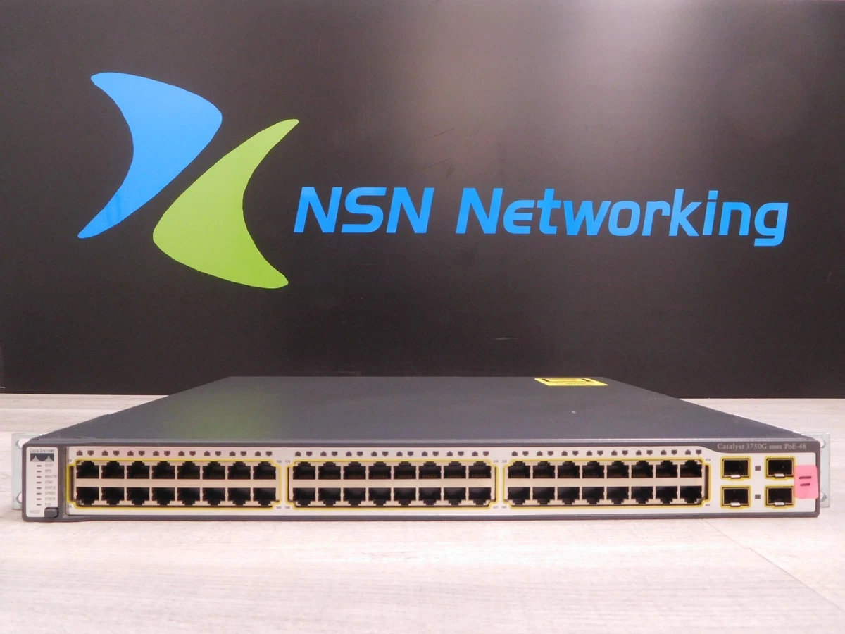 Cisco Catalyst 3750G 48 Network Switches for sale | eBay
