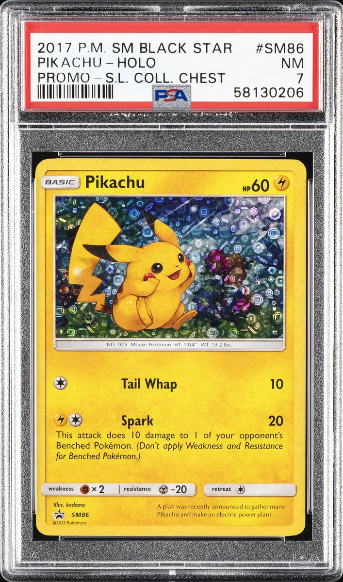 Pokémon TCG Grade 7 Pikachu Individual Collectible Card Game Cards