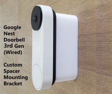 Google Nest Doorbell 3rd Gen Wired Expander Spacer Mounting Bracket 0.5" - 5"