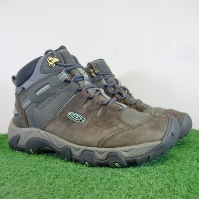 Keen Schuhe Größe 7 Damen grau Utility Steens Leder wasserdicht Wanderschuhe