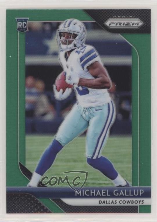 2018 Panini Prizm Rookie Green Prizm Michael Gallup #226 n1u