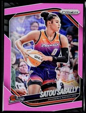 Satou Sabally 2025 Panini Prizm WNBA #4 Pink Prizms #/175 Phoenix Mercury